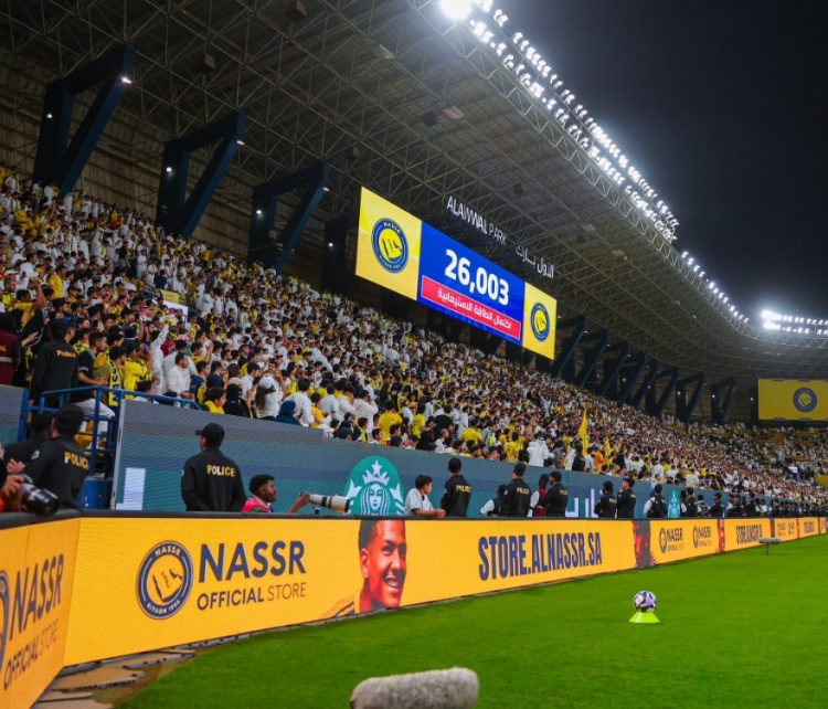 开云平台百家乐-利雅得胜利本轮大胜纳杰马体育，现场观众人数为26003人